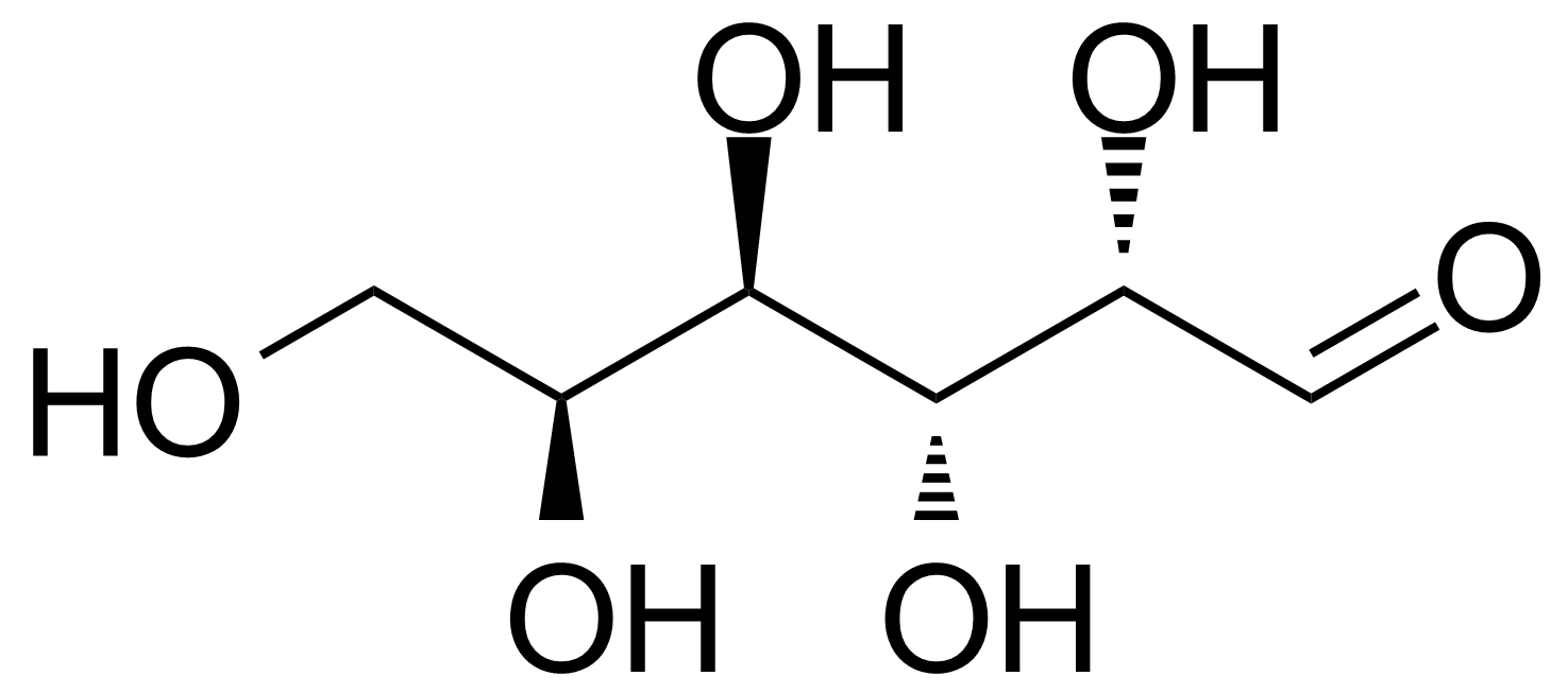 Galactose Strukturformel