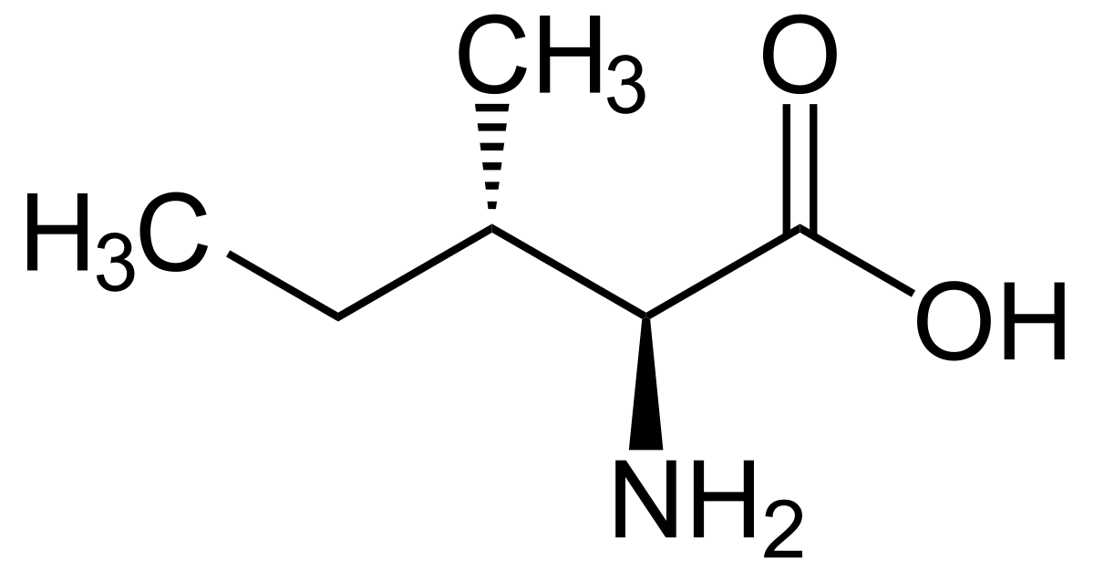 Isoleucin Strukturformel